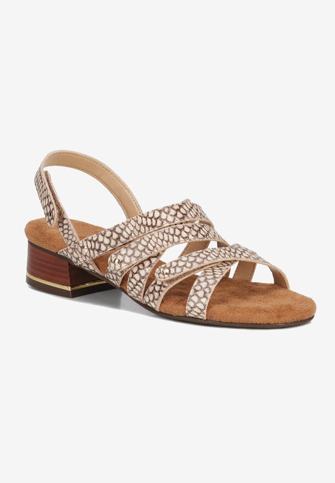 Breeze Sling Back Sandal, ROCCIA SNAKE LEATHER, hi-res image number 0