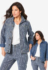 Reversible Denim Jacket, DENIM ETCHED FILIGREE, hi-res image number null