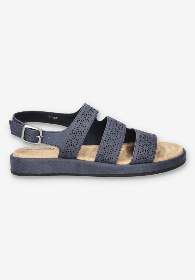 Link Comfort Slingback Sandal, NAVY, alternate image number 2