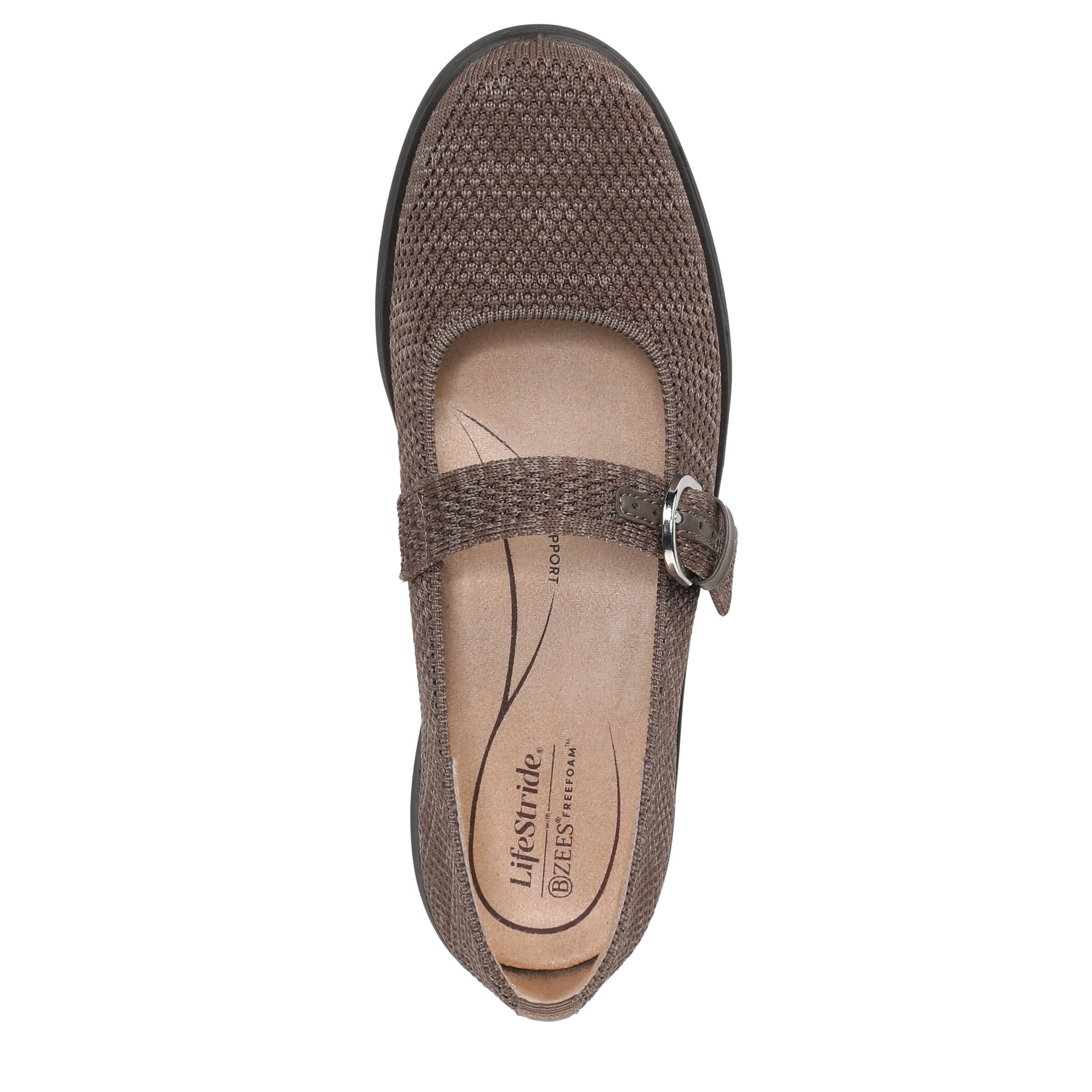 Nuevo Mary Jane Flat, ASH BROWN, alternate image number 6