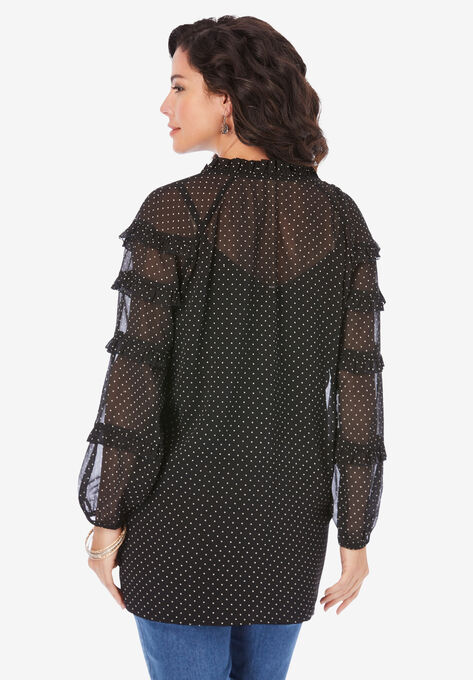 Ruffle Blouse, , on-hover image number null