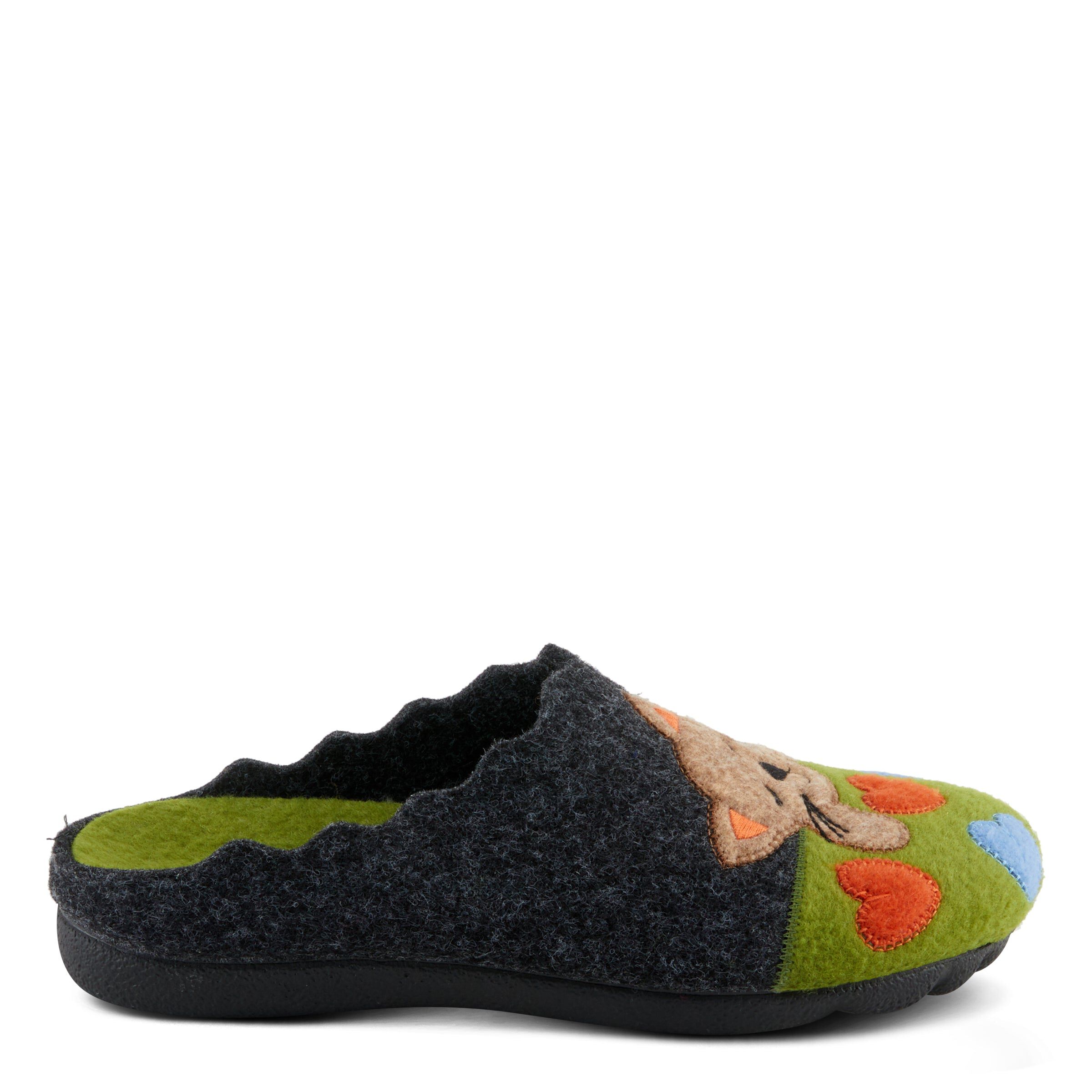 Cuttlecat Slippers, GREEN, alternate image number 4