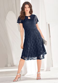Keyhole Lace Dress