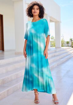 High Low Jersey Maxi Dress