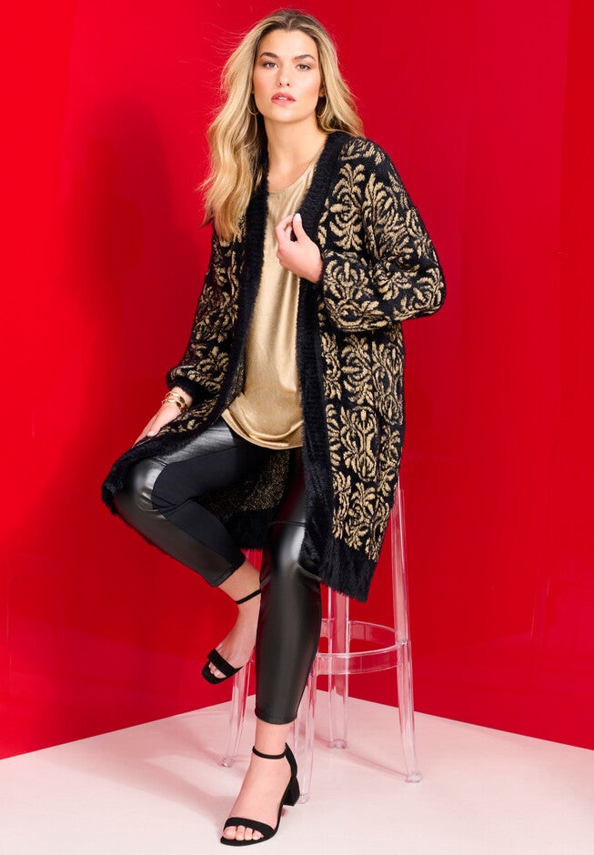 Eyelash Cardigan., , alternate image number null