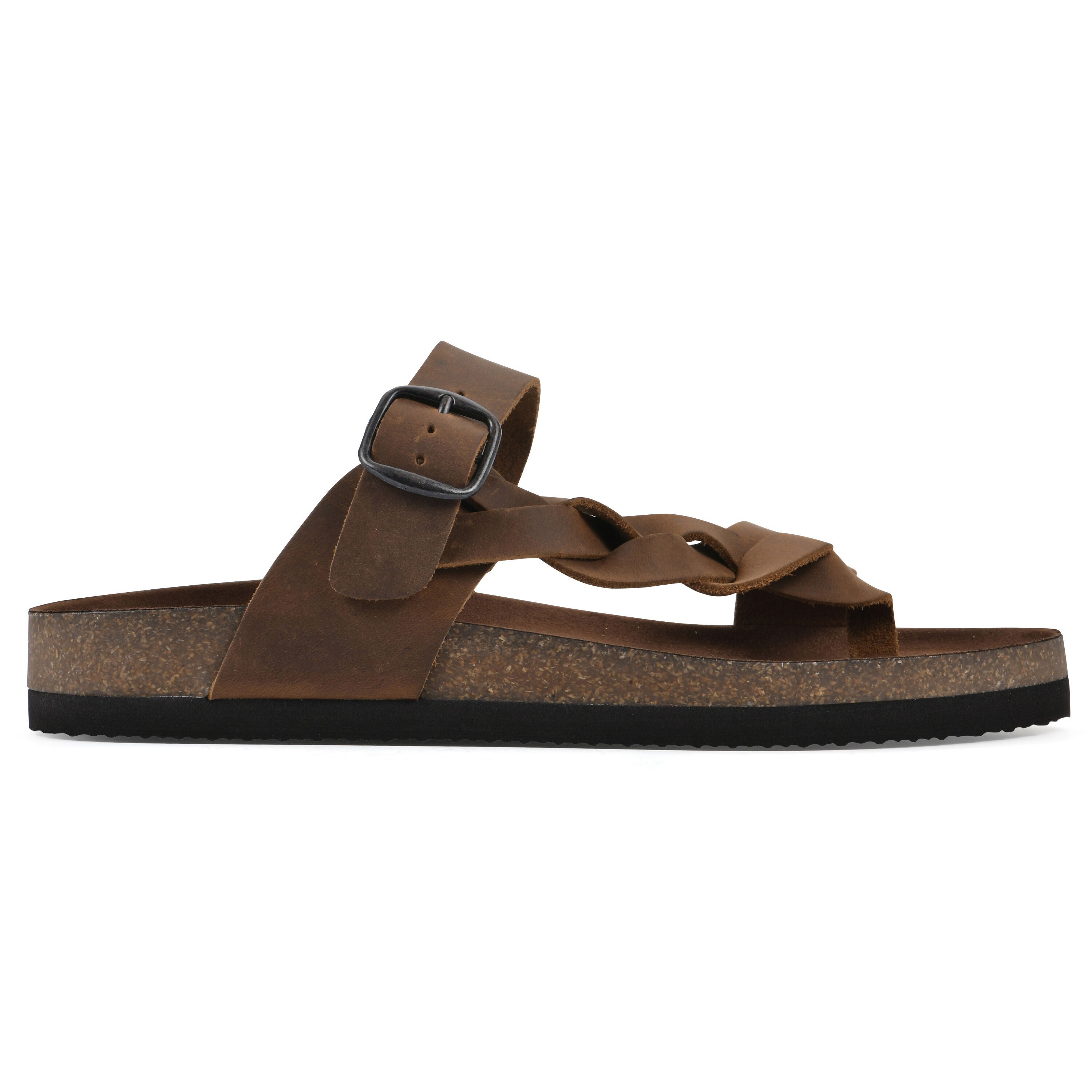 Crawford Footbed Sandal, WHISKEY LEATHER, alternate image number 2