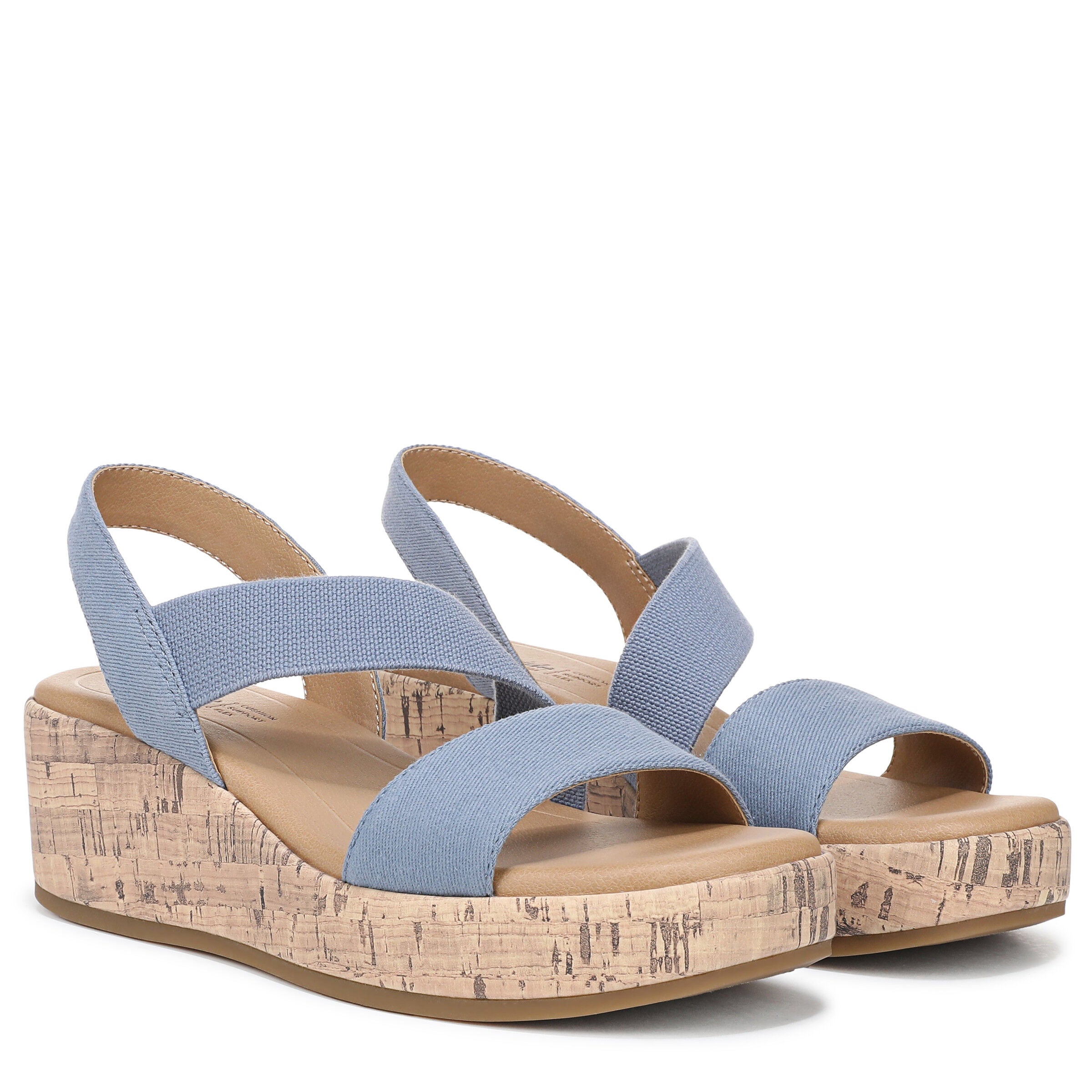 Odette Strappy Wedge Sandal, STONEWASH BLUE, alternate image number 2