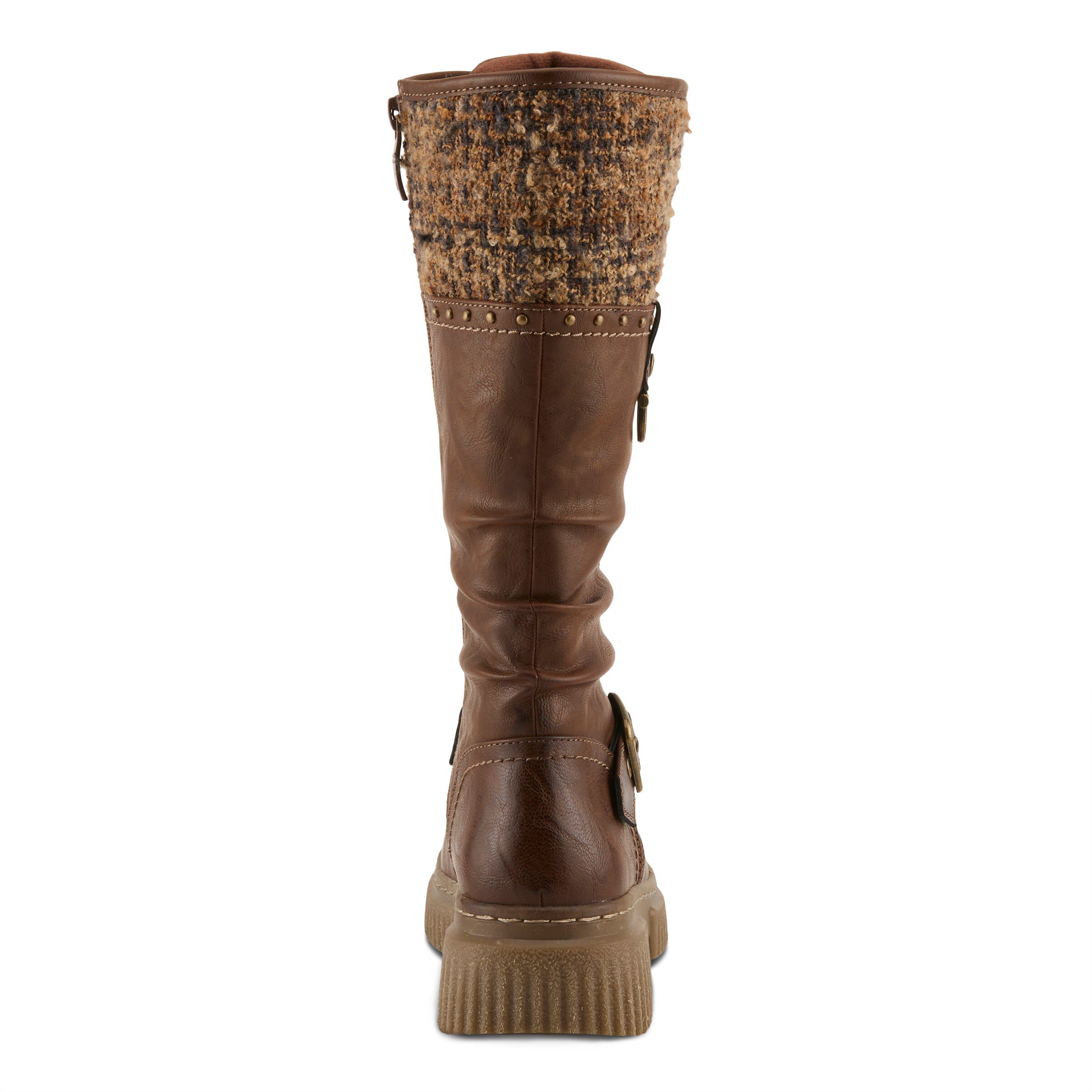 Nedat Mid-Shaft Boot, BROWN, on-hover image number 1