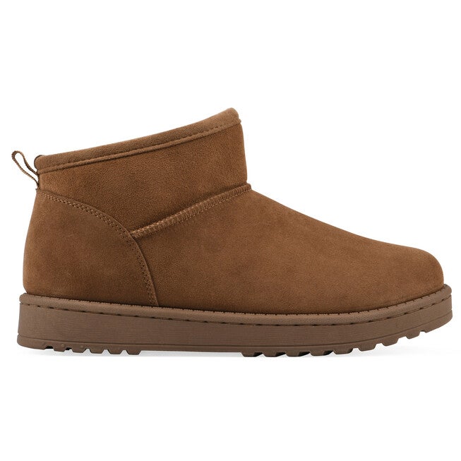 Inspo Faux Fur Leather Bootie, WHISKEY SUEDE, alternate image number null