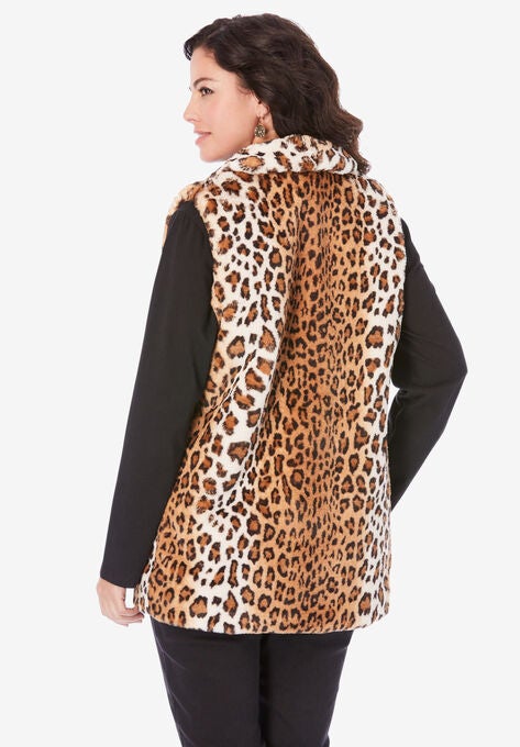 Faux Fur Vest, , on-hover image number null