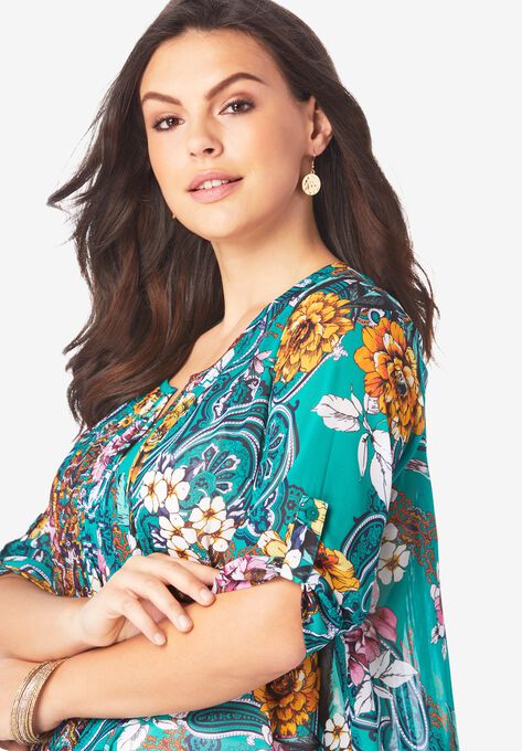 Tara Pleated Big Shirt, , alternate image number null