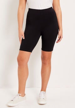 Plus Size Cotton Bike Shorts