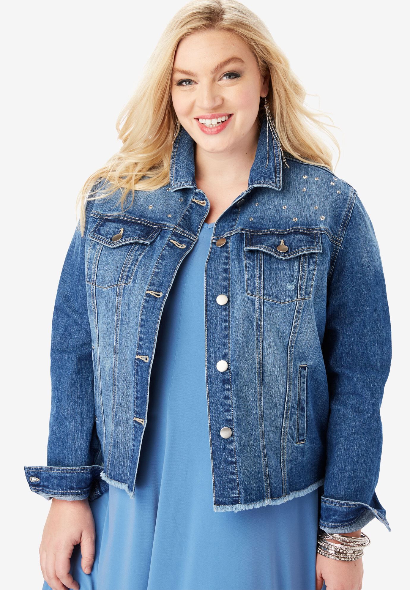 roamans denim jacket