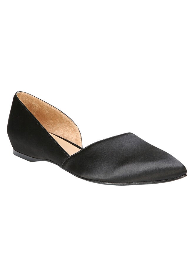 Samantha Flat, BLACK SATIN, hi-res image number null