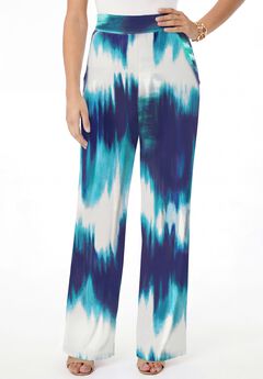 Rayon Wide Leg Pants