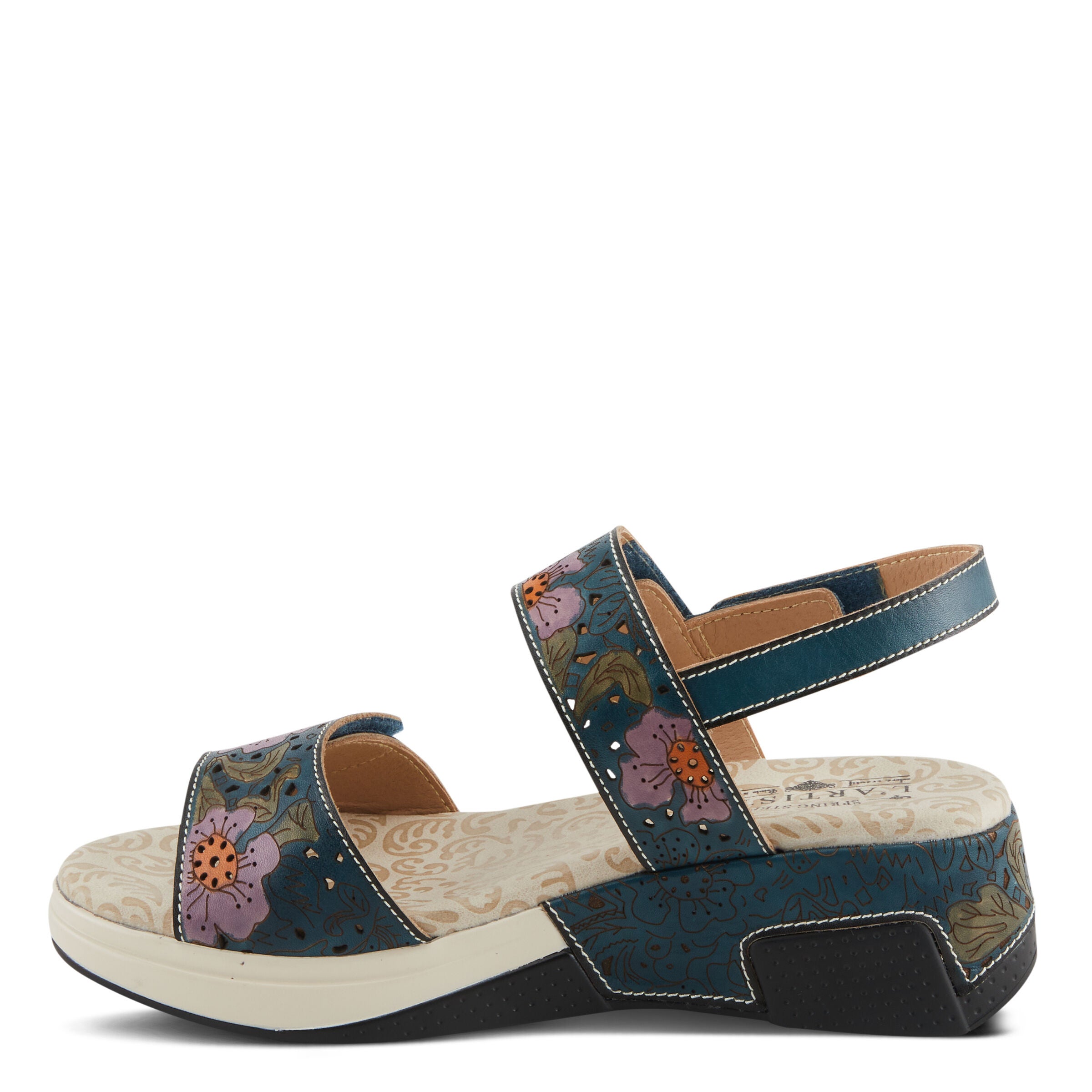 Caitlina Sandal, BLUE MULTI, alternate image number 2