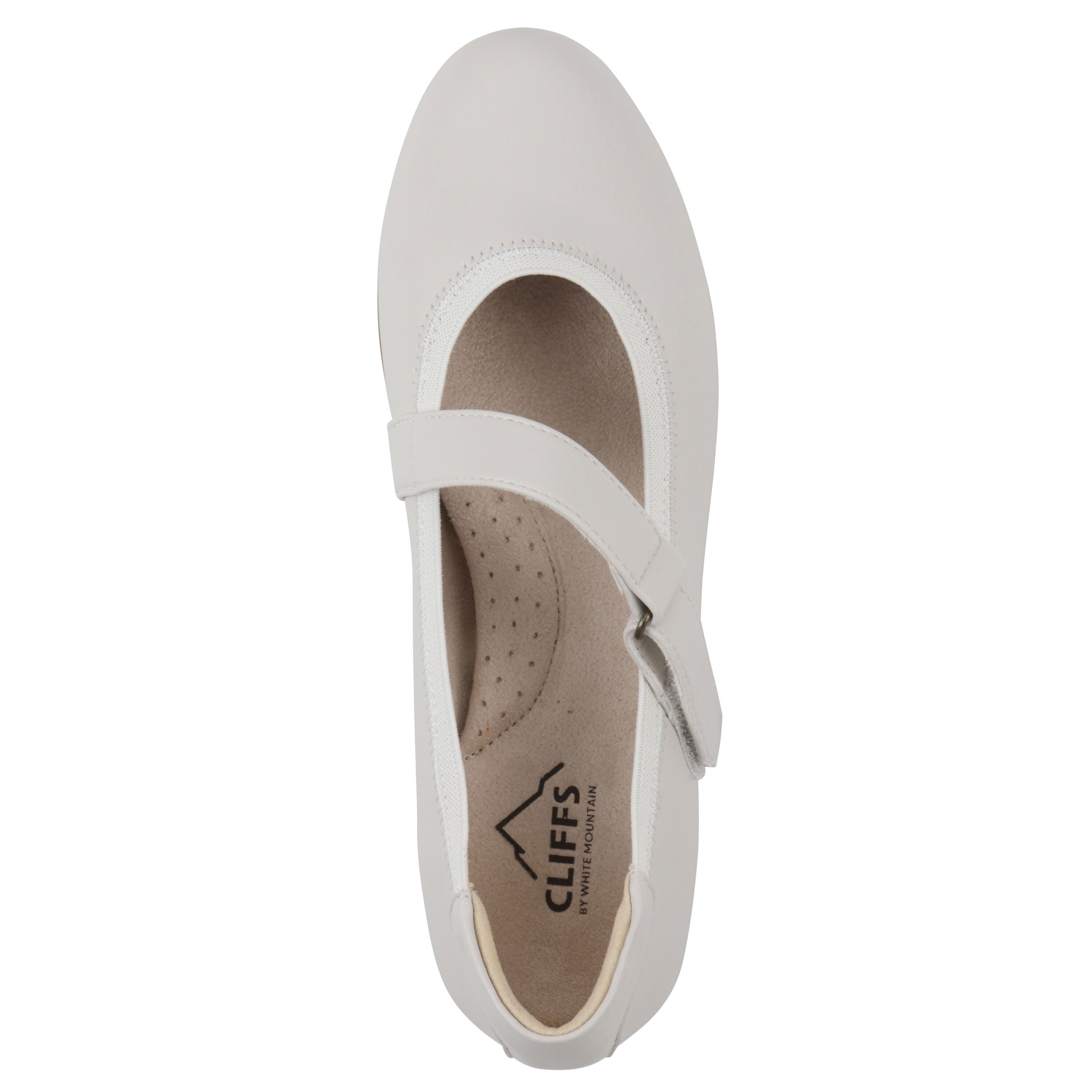 Carwen Mary Jane Flat, OFF WHITE SMOOTH, alternate image number 4