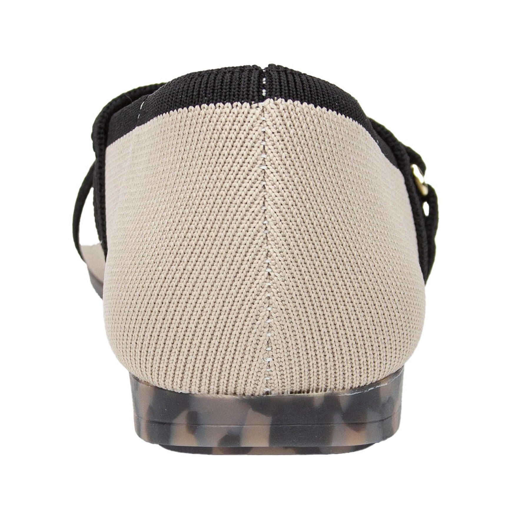 Niki Stretch Knit Flat, TAUPE KNIT, on-hover image number 1