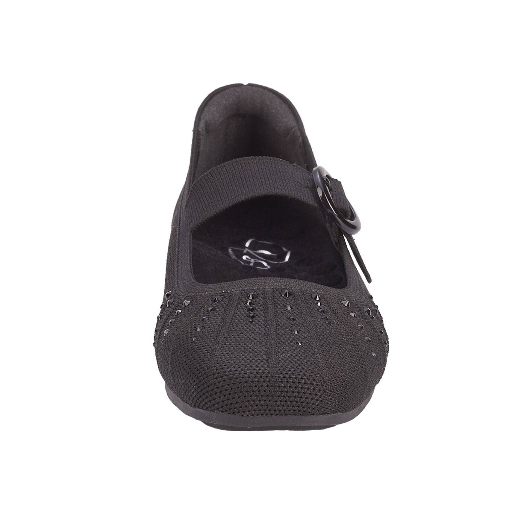 Naomi Mary Jane Stretch Flat, BLACK, alternate image number 4