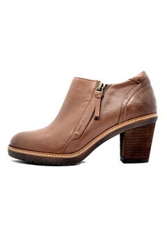 Wide Width Leather Ankle Boots