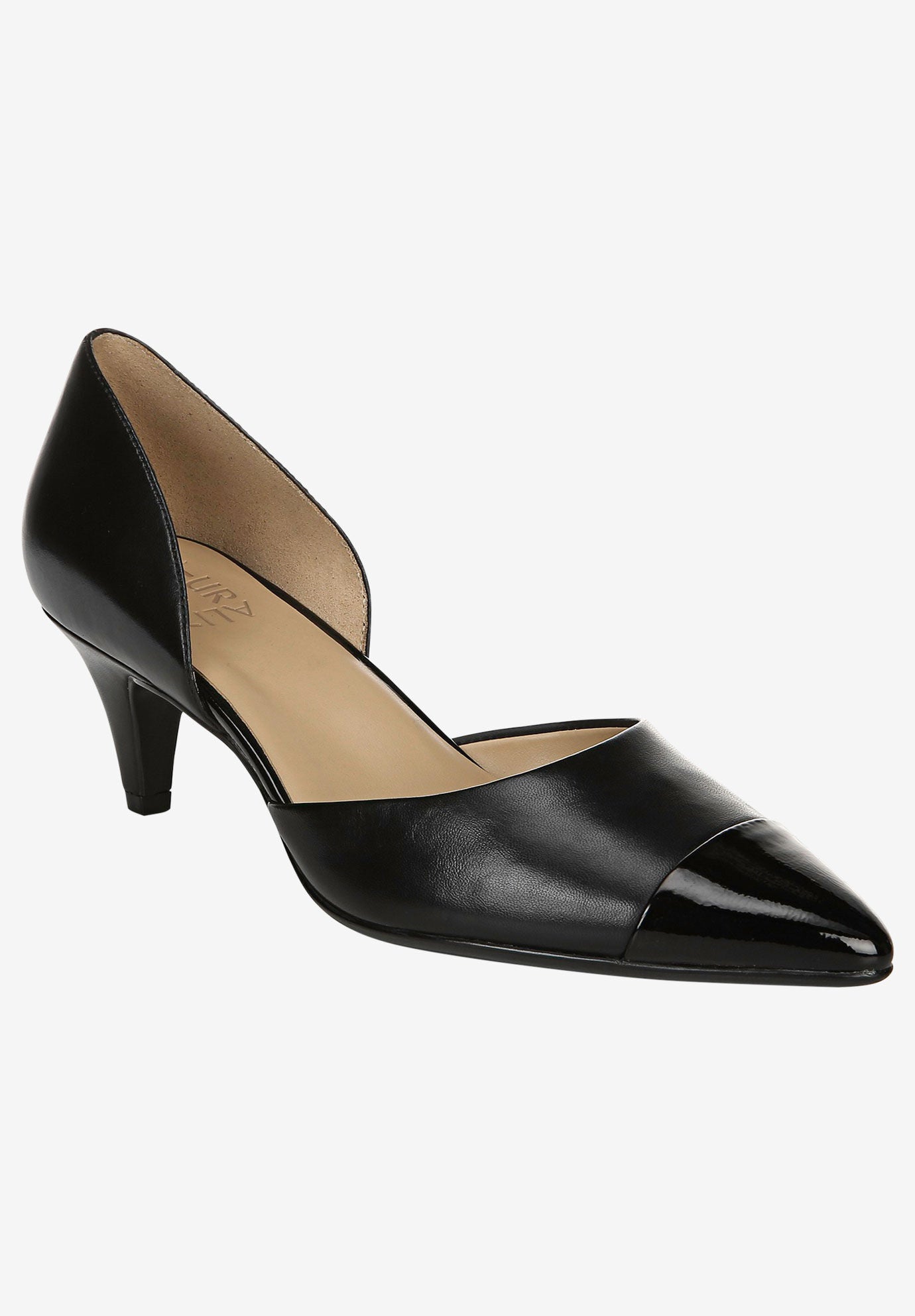 Barb Pump , BLACK LEATHER, hi-res image number 0