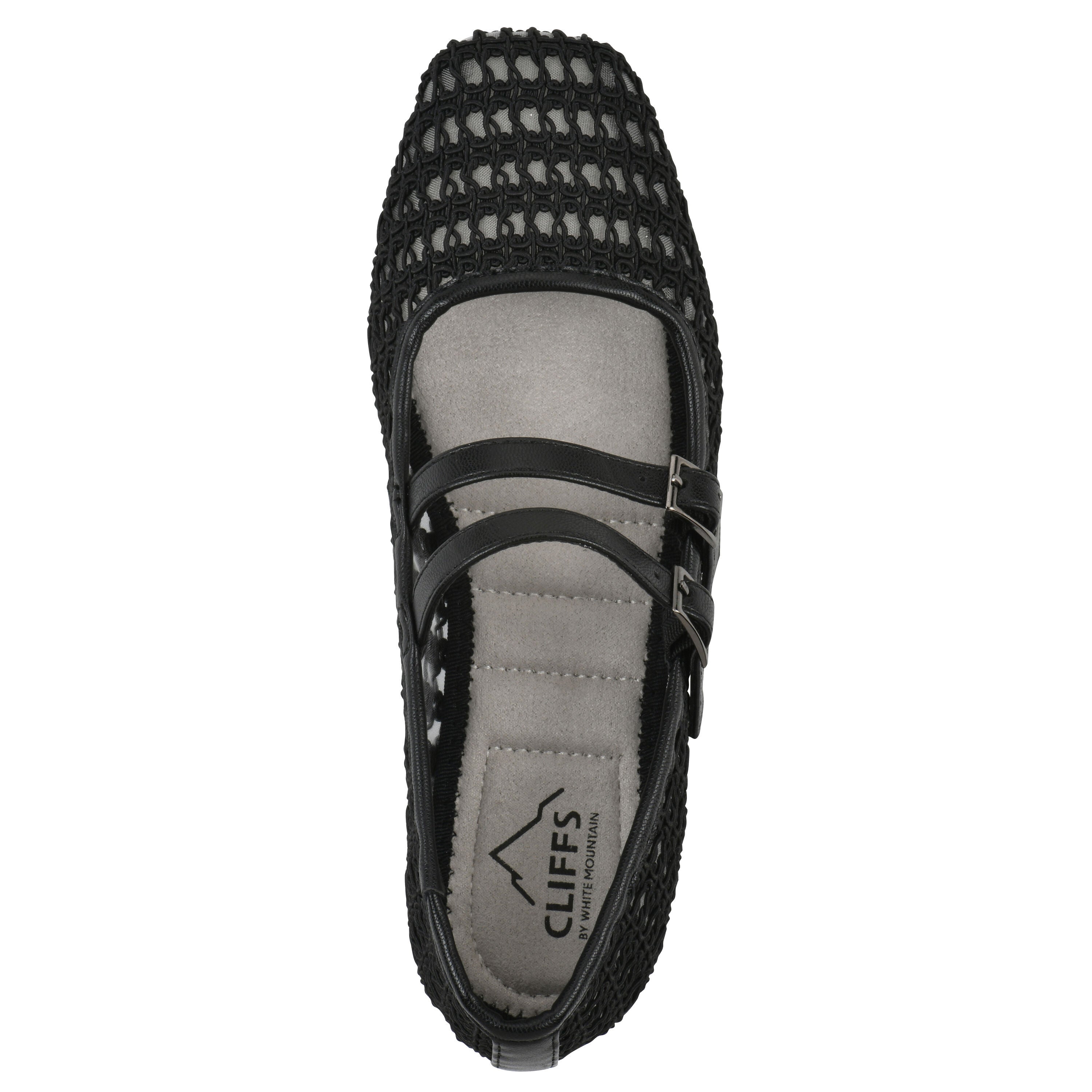 Besnik Mary Jane Flat, BLACK FABRIC, alternate image number 4