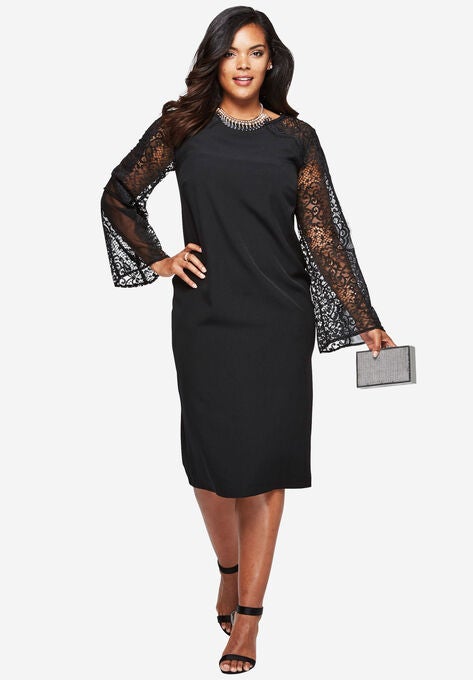 Lace Sheath Dress Plus Size Dresses Roaman S