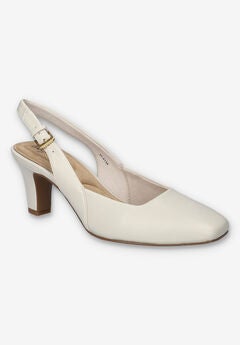 Ritsa Square Toe Slingback Pump