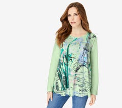 Travel Graphic Long Sleeve Tee