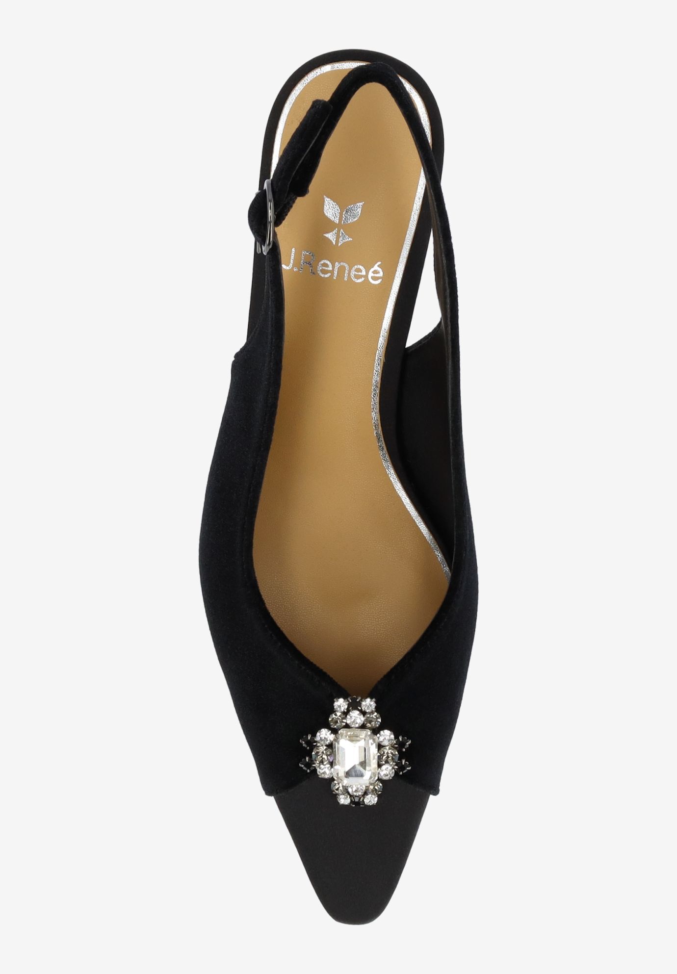 Brivella Sling Back Pump, BLACK, alternate image number 1
