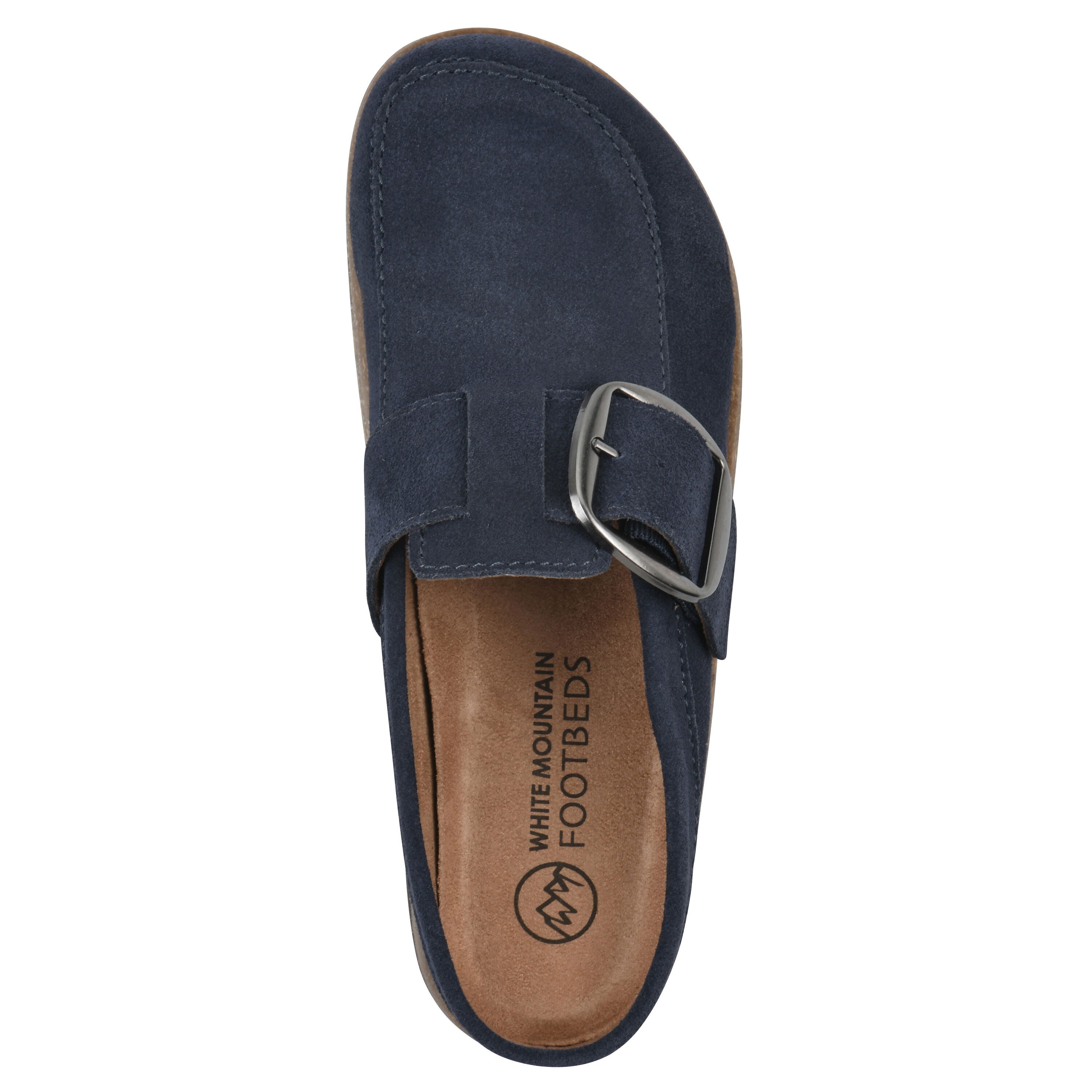 Bueno Footbeds Clog, NAVY SUEDE, alternate image number 4