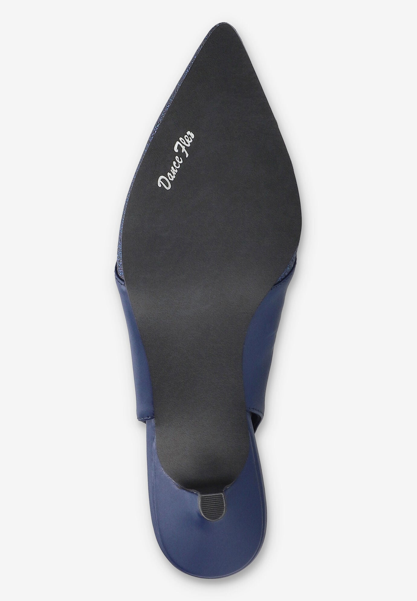 Vivid Slingback Pump, NAVY SATIN GLITTER, alternate image number 5