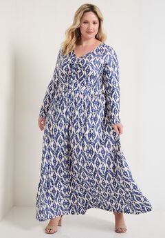 V Neck Maxi Dress