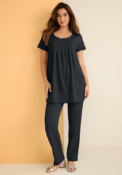 Plus Size Black Tops
