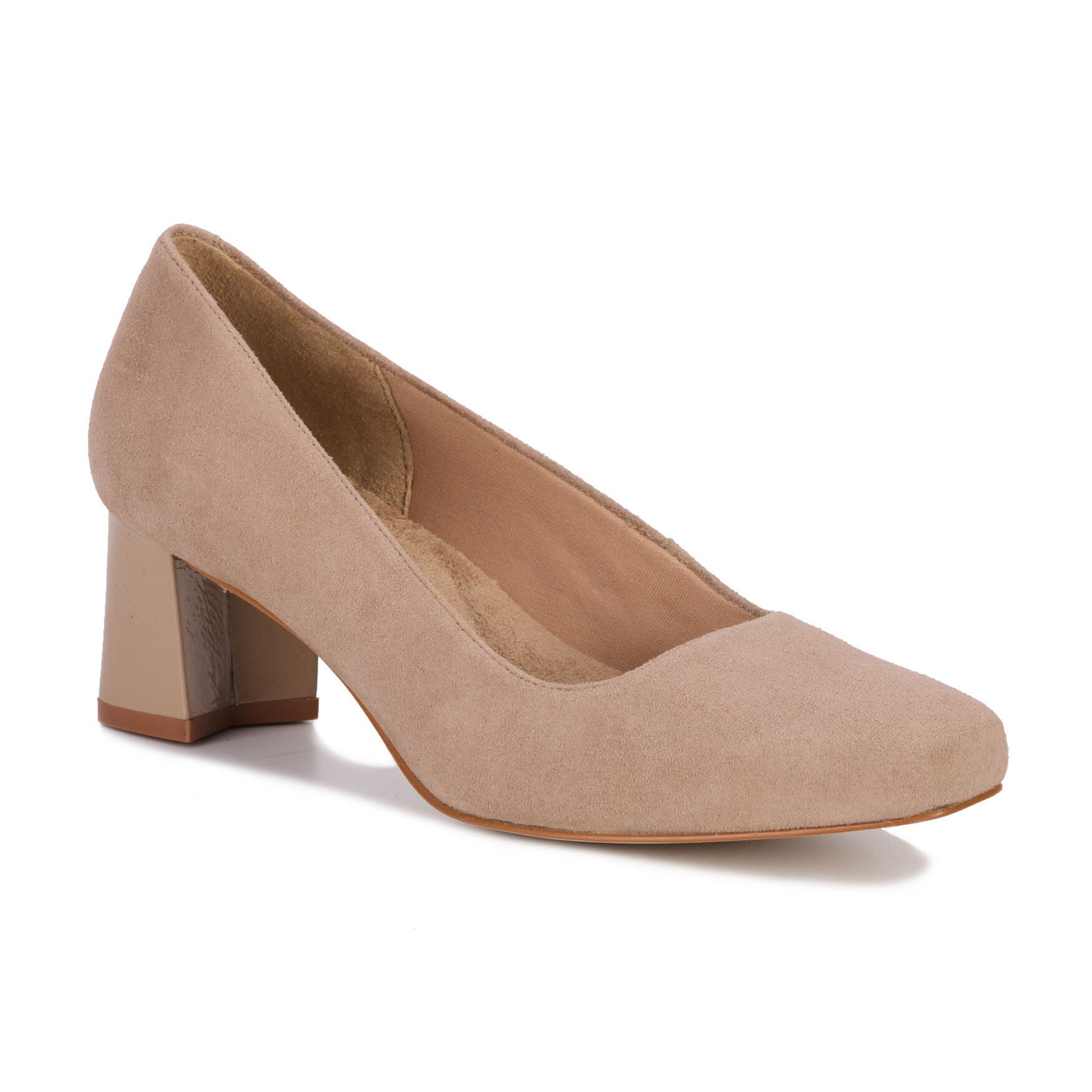 Meredith Pump, TAUPE KID SUEDE, alternate image number 7
