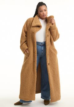 Maxi Teddy Fleece Coat
