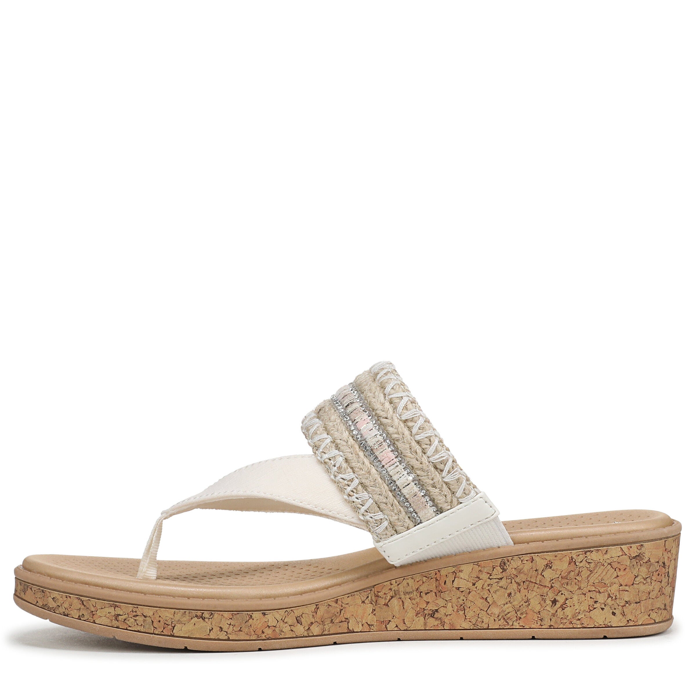Birdie Wedge Sandal, NATURAL WHITE, alternate image number 5