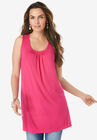 Crochet-Back Swing Tank Top, , alternate image number null