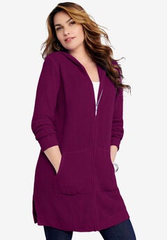 Plus Size Longline Hoodies