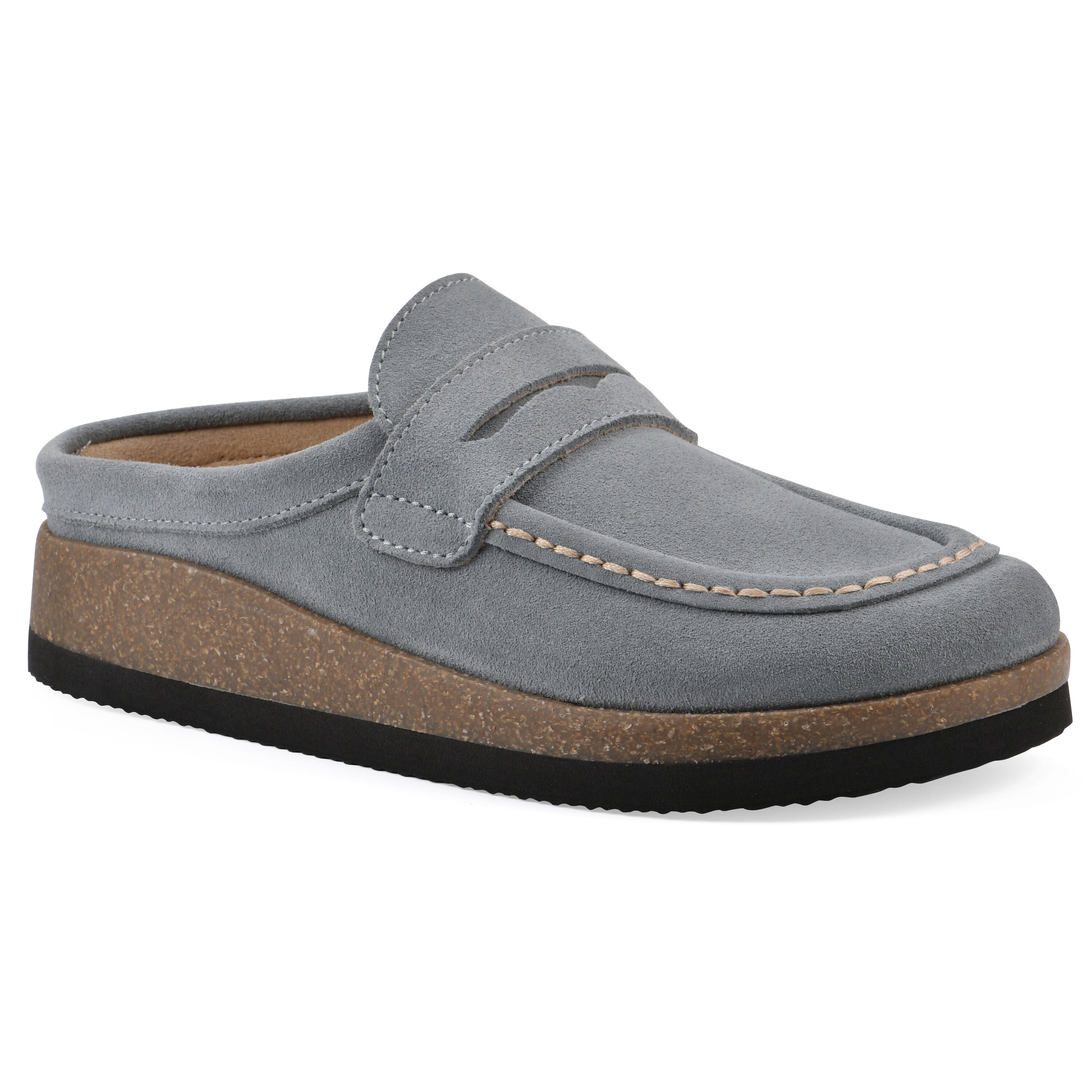 Brinlee Footbeds Clog, BLUE RASPBERRY, hi-res image number 0
