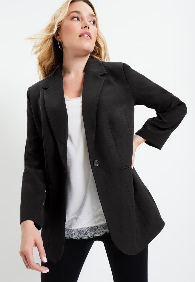 Classic Boyfriend Blazer, , alternate image number 3
