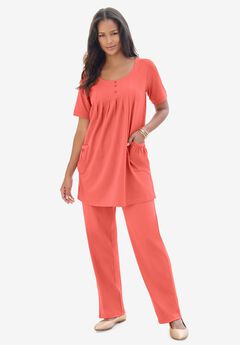 Two Pocket Soft Knit Tunic