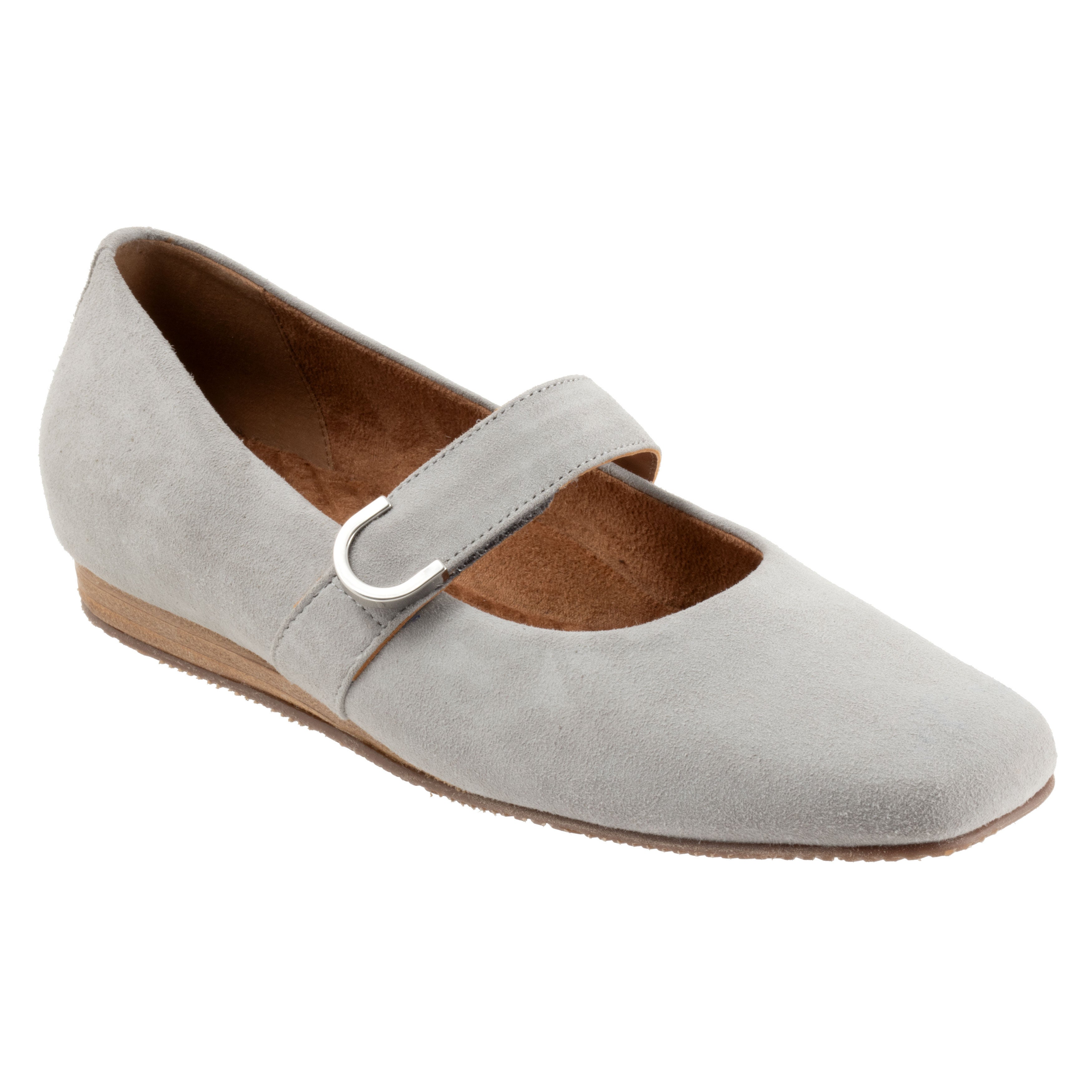 Valdivia Flat, MID GREY SUEDE, hi-res image number 0