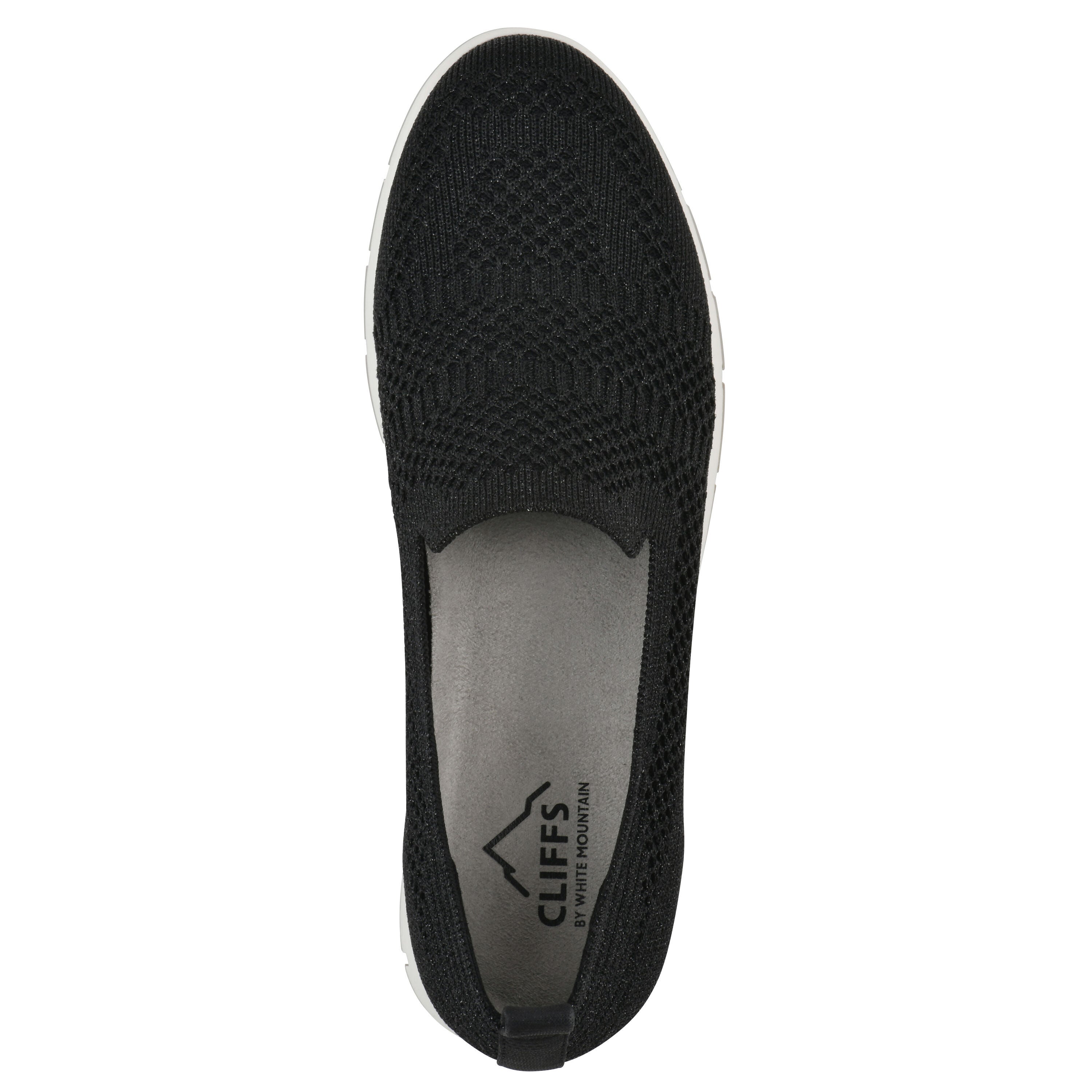 Garren Slip-On Shoe, BLACK GLITTER KNIT, alternate image number 4