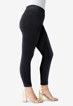Plus Size Elastic Waist Jeggings