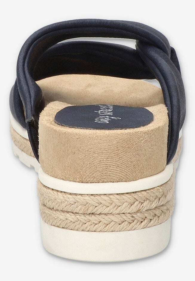 Ja Wedge Sandal, NAVY, alternate image number 3