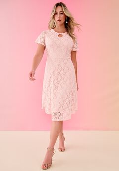 Keyhole Lace Dress