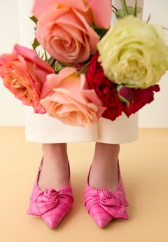 Low Heel Slingback Pumps