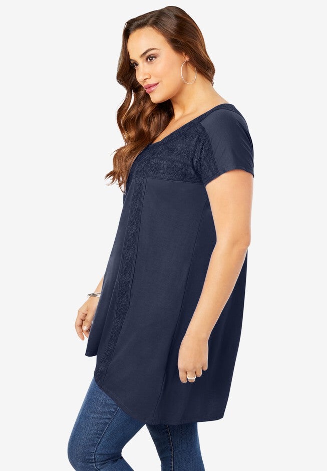 Crochet Swing Tunic, , alternate image number 2
