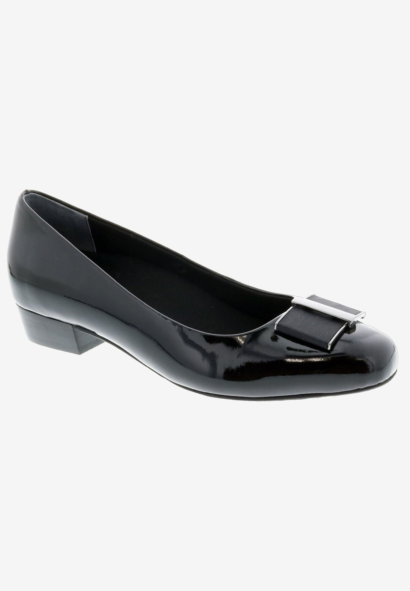 Twilight Kitten Heel Pump, BLACK PATENT, hi-res image number 0